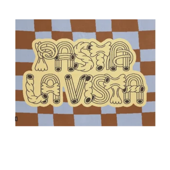 Плед Pasta la Vista - Blue